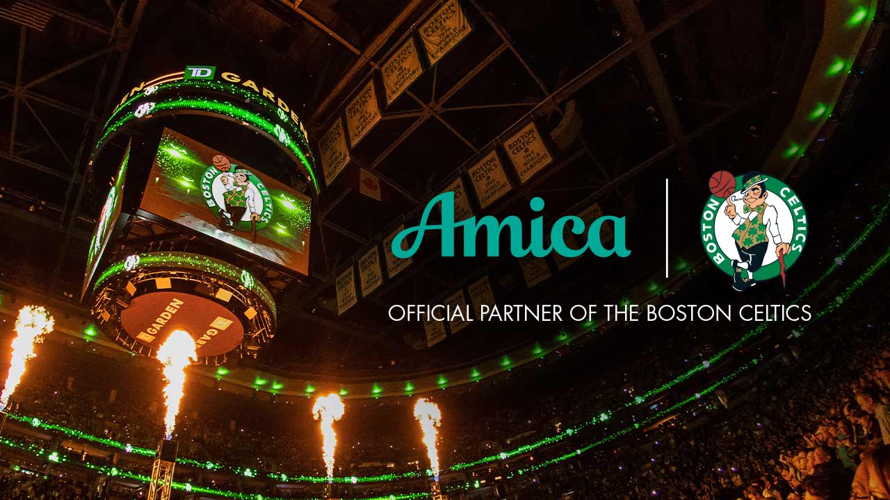 Amica Insurance official partner of the Boston Celtics
